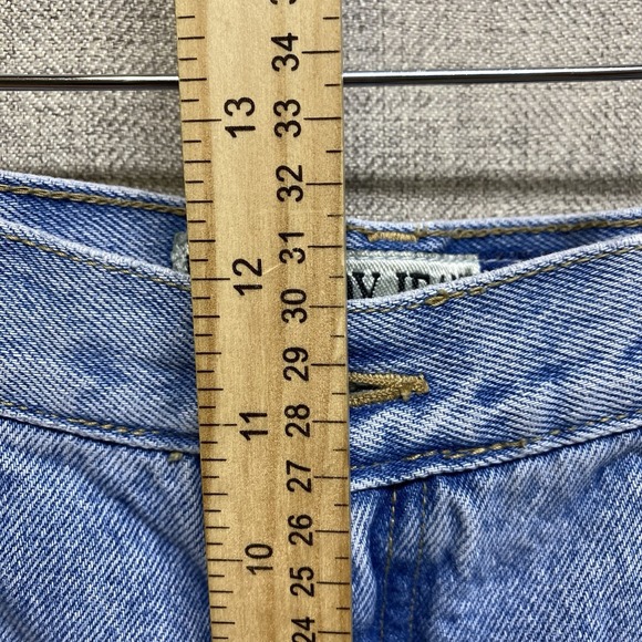 Vintage Bugle Boy 750 Straight Leg Jeans Mens 36 X32 Blue Denim - Picture 10 of 11